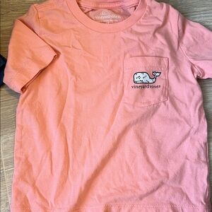 Vineyard Vines Kids Peach Pocket Tee